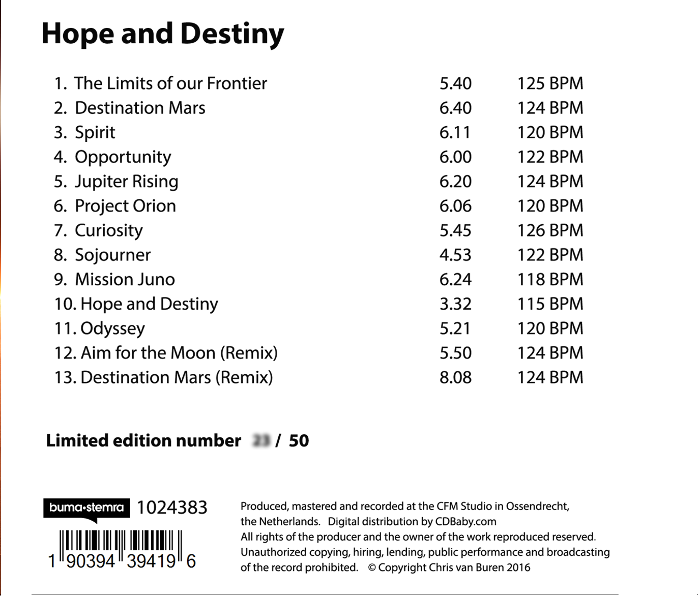 Hdbackcover Chris Van Buren